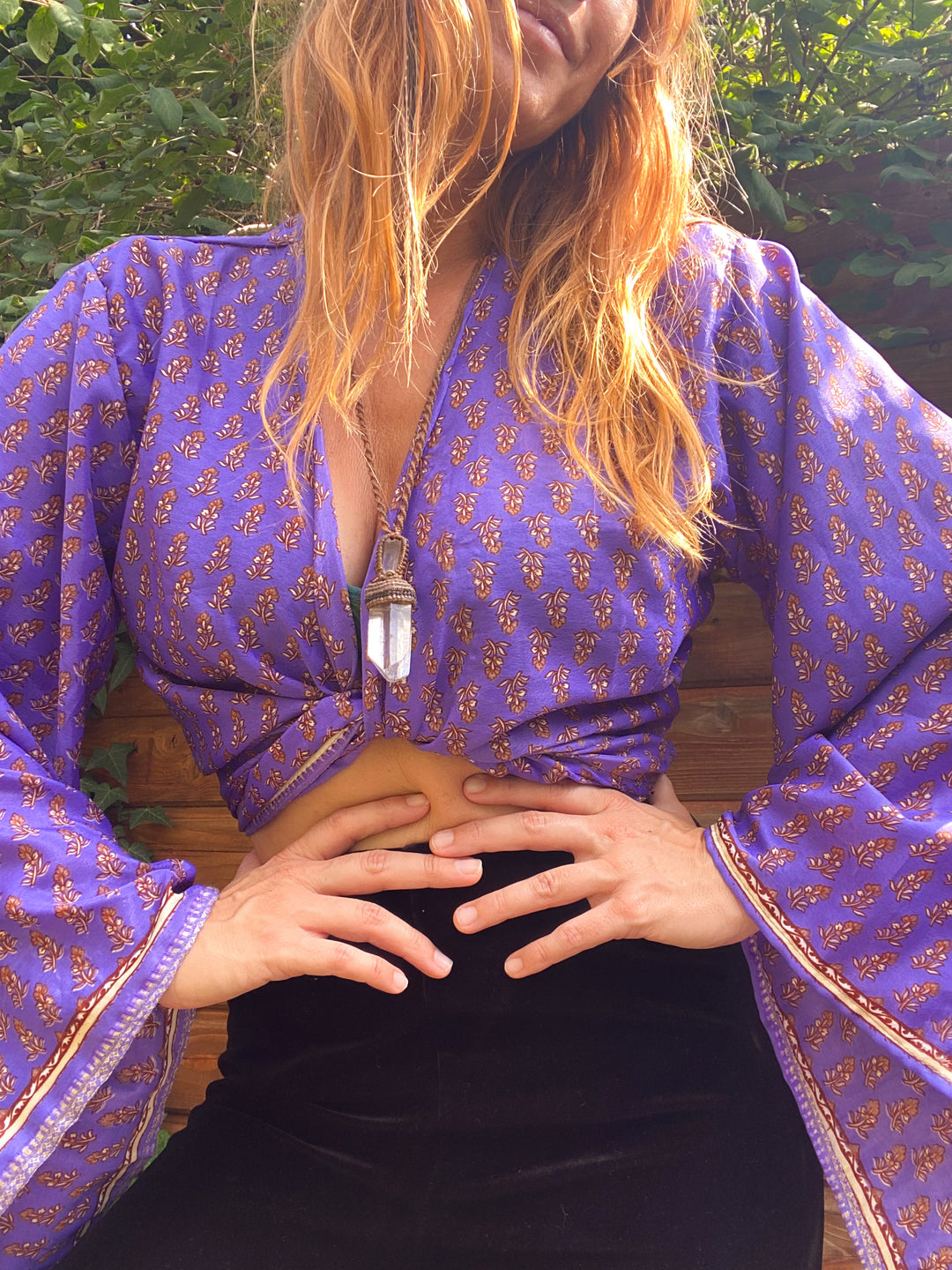 Bell Sleeve Yoga Oberteil Napali- Yogamats