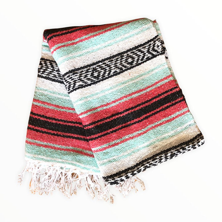 Yogadecke Baja Mint & Coral - Napali- Yogamats