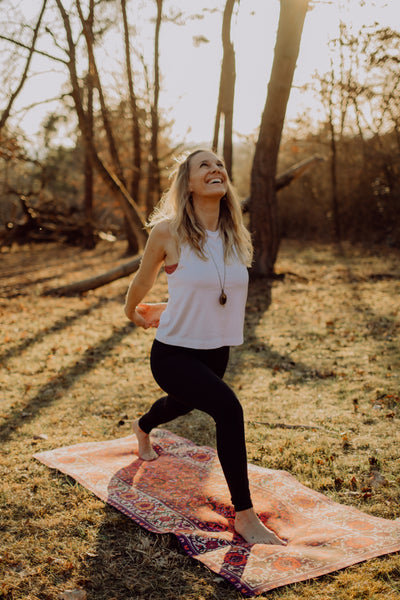 2in1 yoga mat "Rugadelic Collection" pink